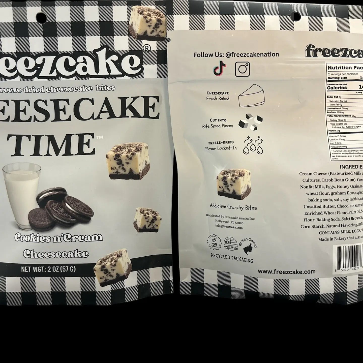 Freezcake -  Freeze-Dried Cookies n' Cream Cheesecake Bites