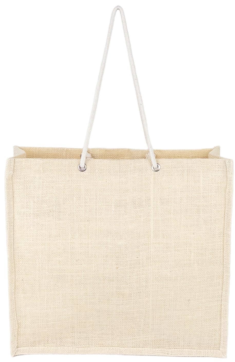 Reusable Gusseted Market Grocery Tote Bag