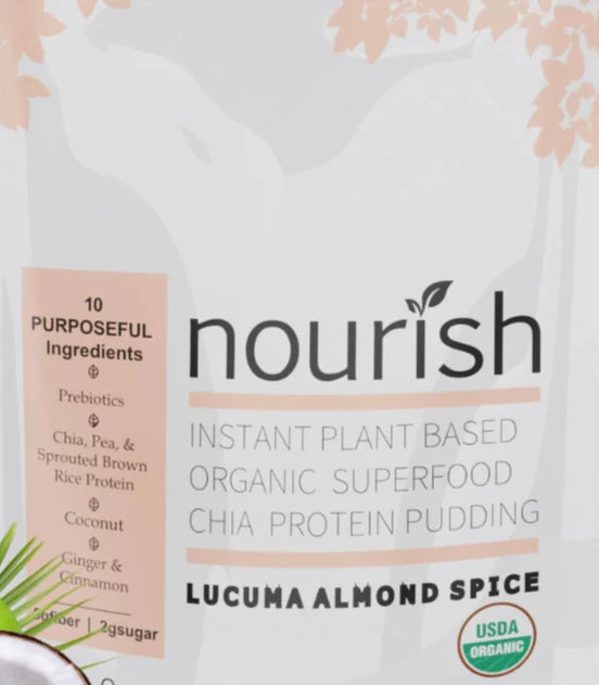 Nourish - Instant Chia Pudding - Lucuma Almond Spice