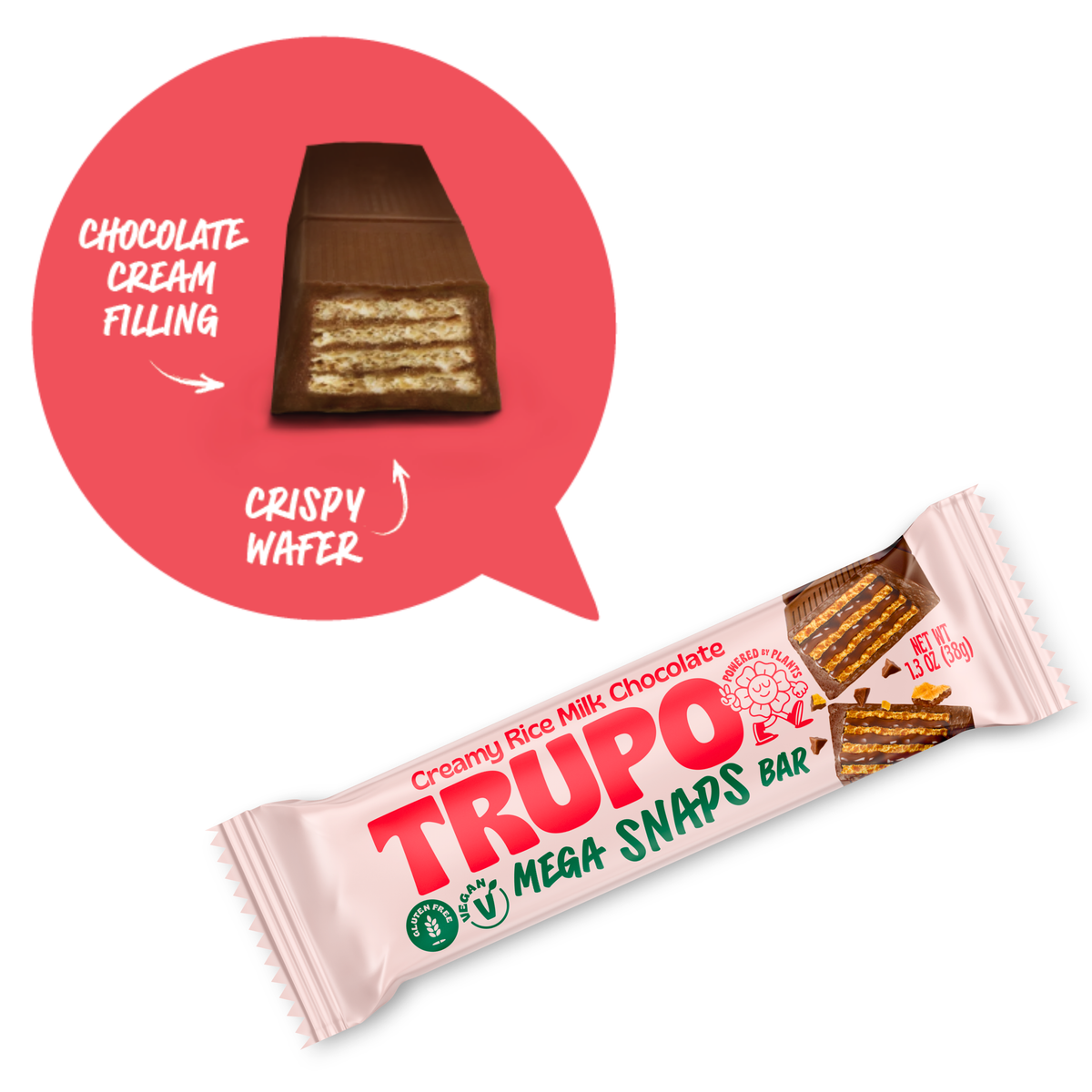 Mega Wafer Vegan Gluten-Free Candy Bar (Best by 11/27/26)