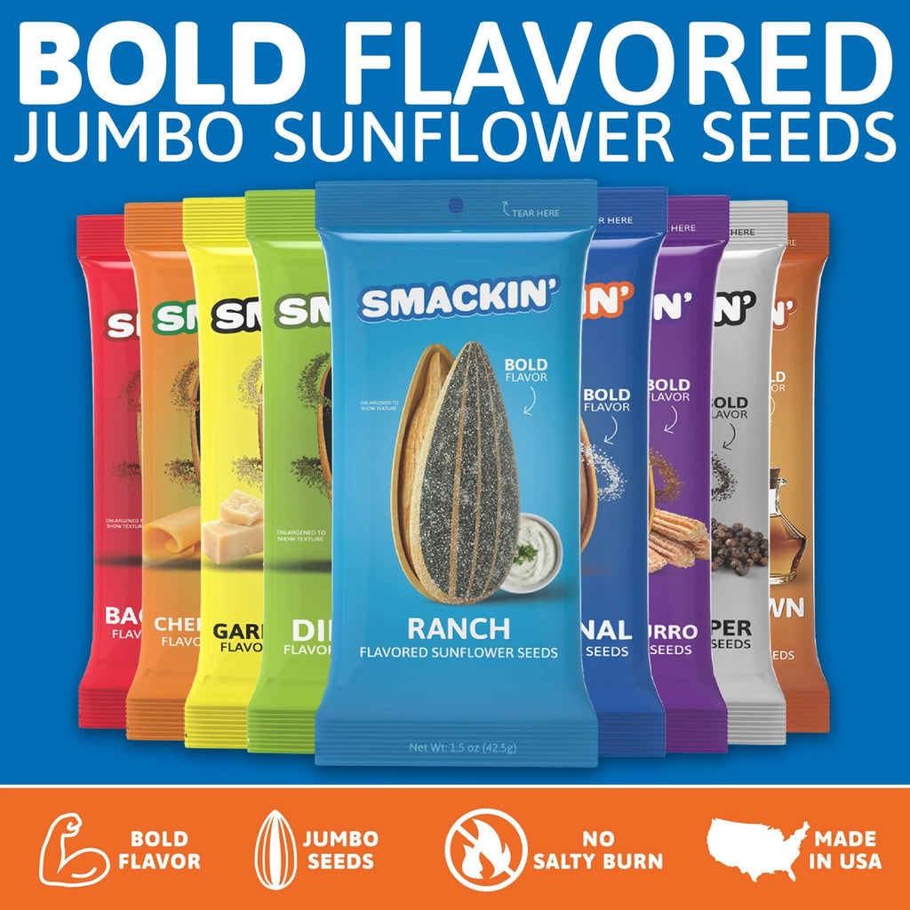 Smackin Sunflower Seed 1.5 oz Bag Bundle