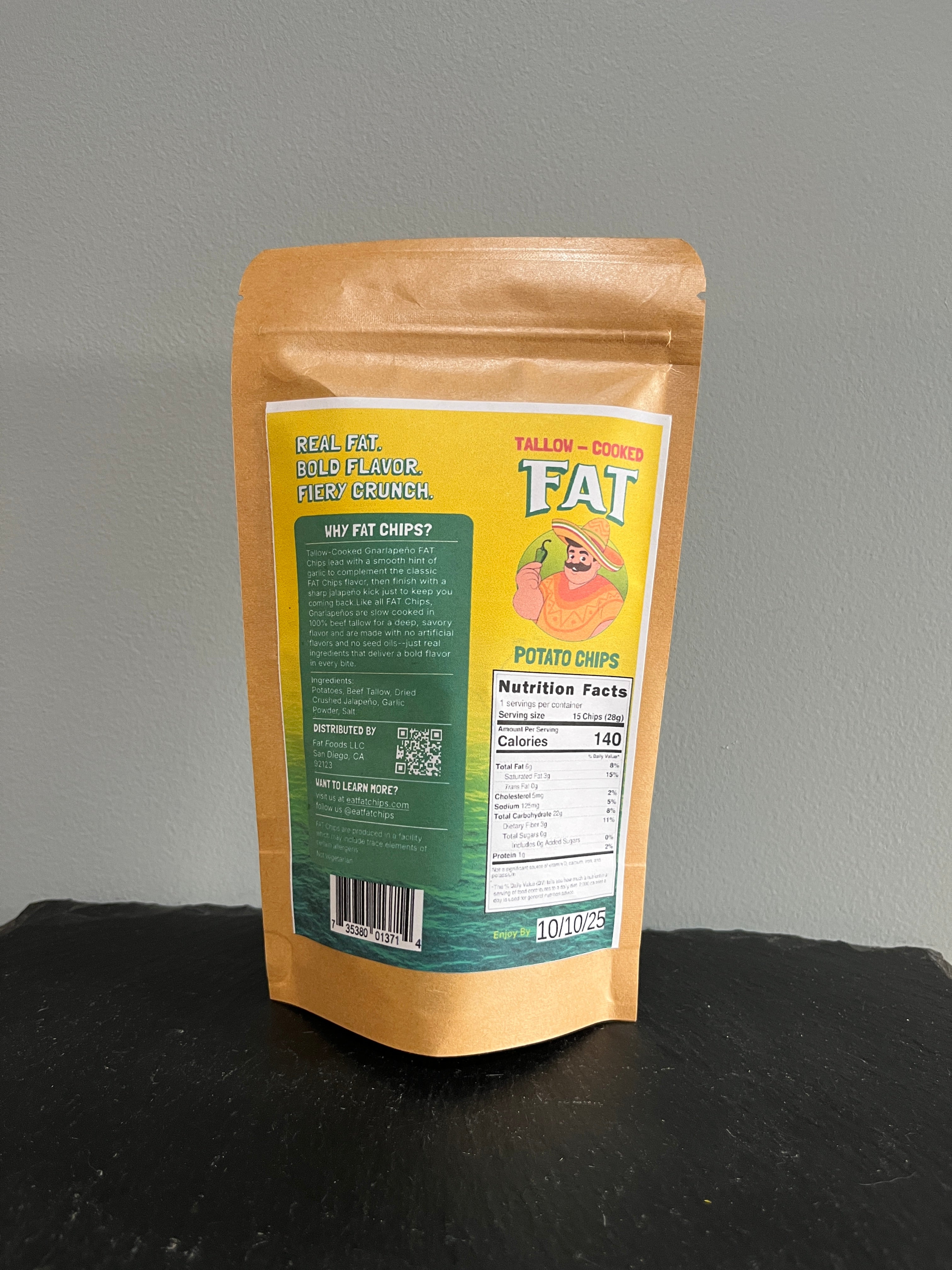 FAT ChipsGnarlapeño Tallow Cooked 1oz