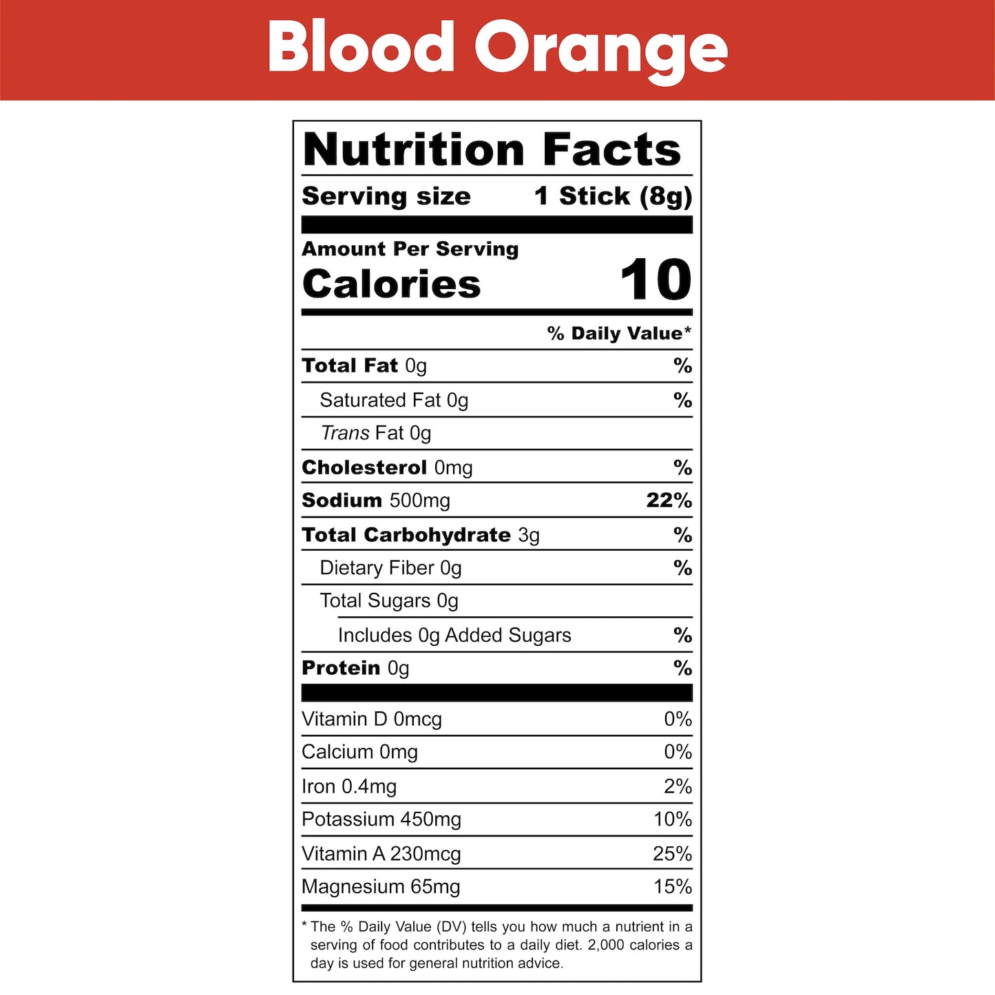 IQ Mix - Enhanced Hydration Mix - Blood Orange