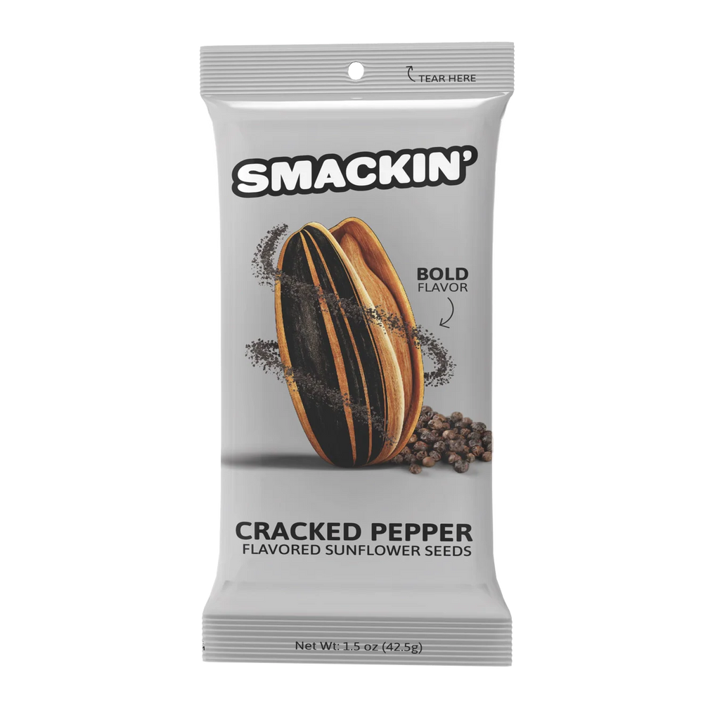 SMACKIN' -Sunflower Seeds - Cracked Pepper