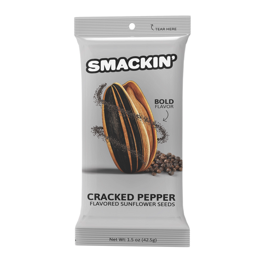 SMACKIN' -Sunflower Seeds - Cracked Pepper