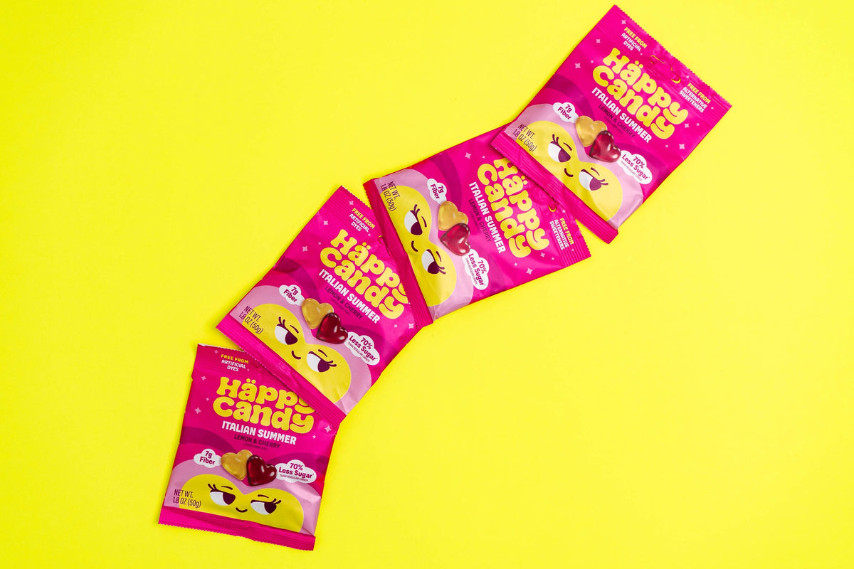 Happy Candy - Gummy Hearts - Italian Summer 1.8 oz