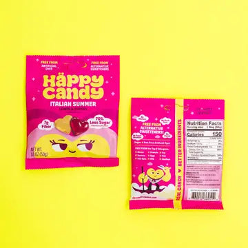 Happy Candy - Gummy Hearts - Italian Summer 1.8 oz